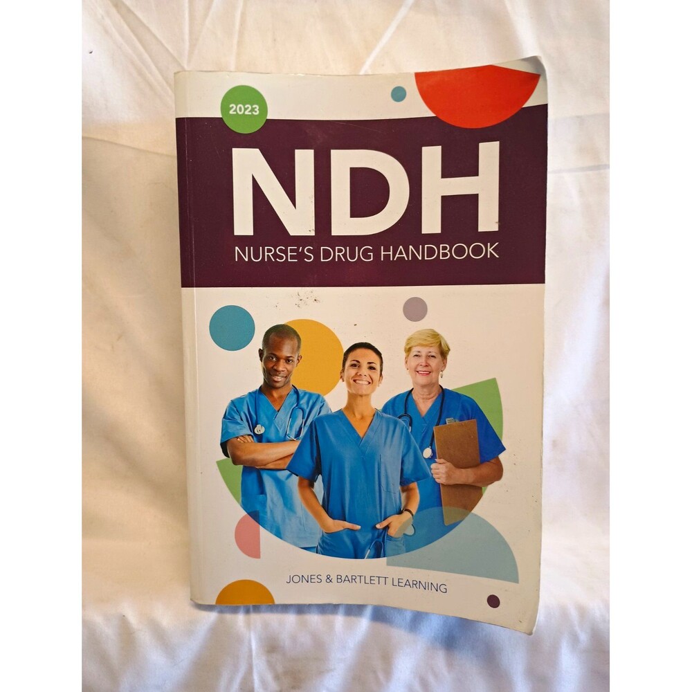 Jones & Bartlett Learning NDH Nurse's Drug Handbook 2023 Book Illustrated ISBN